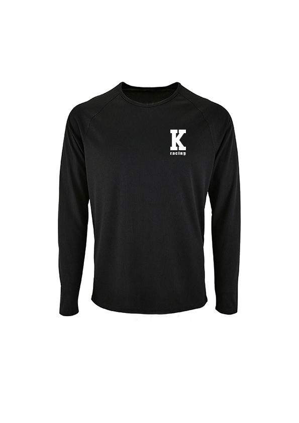 Longsleeve – K Racing – White & Black