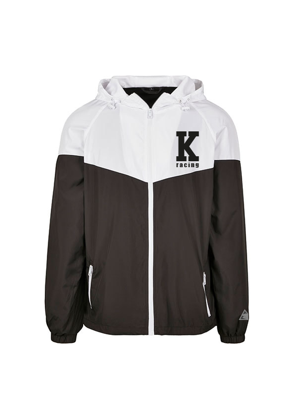 Windbreaker – K Racing – black-white